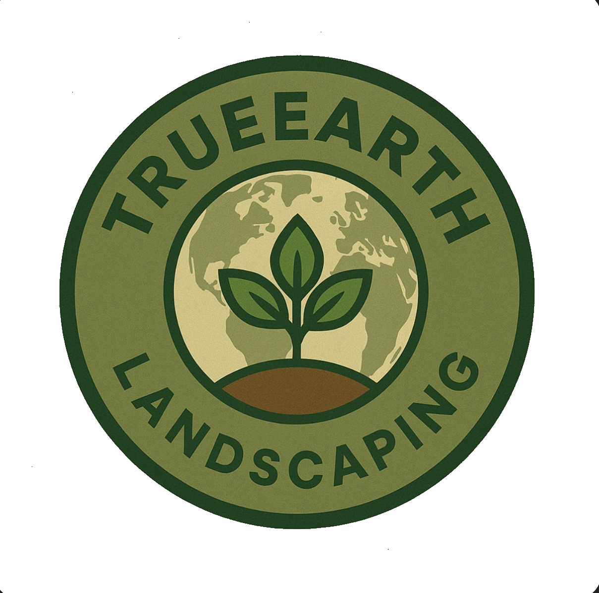 TrueEarth Landscaping Logo